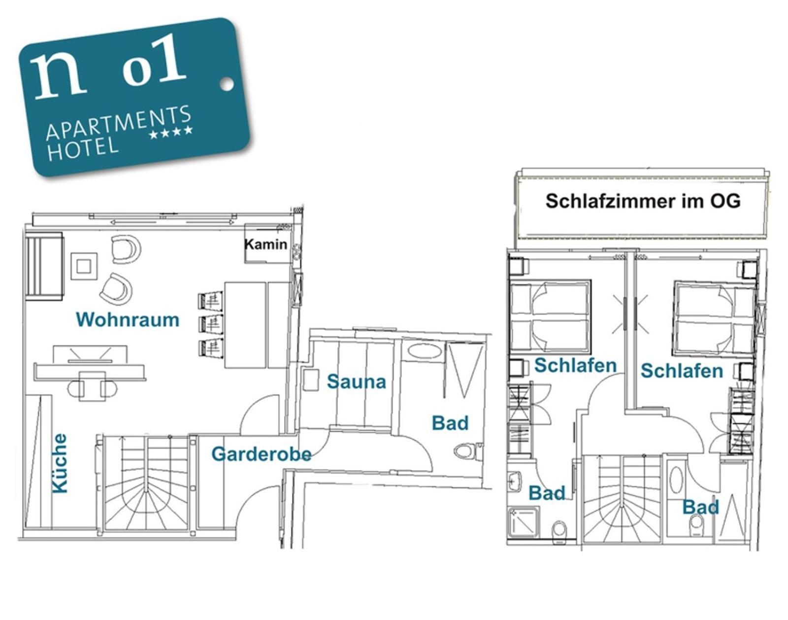 N Apartments Hotel Schoppernau Rum bild