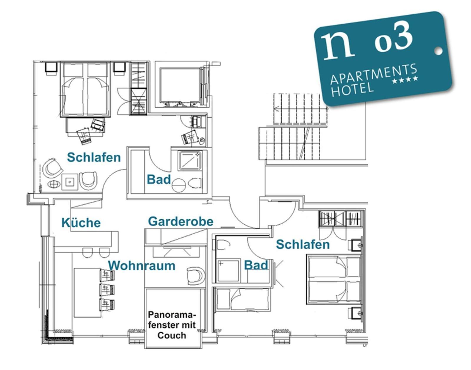 N Apartments Hotel Schoppernau Rum bild